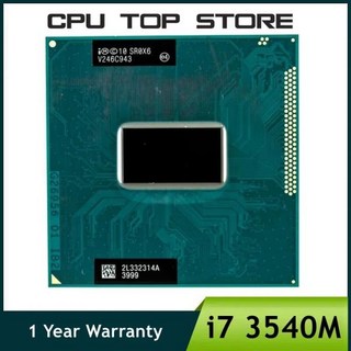 중고 듀얼 코어 쿼드 스레드 노트북 CPU 프로세서 i7 3540M SR0X6 3.0GHz 4M 35W 소켓 G2 / rPGA988B, 01 CPU, 1개