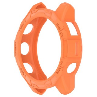 Garmin Descent Mk3i 51mm 스마트 시계 밴드 TPU 실리콘 커버 Mk 3i 범퍼 보호 쉘 액세서리 용 보호 케이스, 01 Orange
