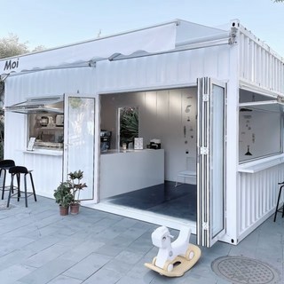 저렴한 조립식 집 경량 강철 컨테이너 하우스 모던 40 피트 모듈러 주택 작은, 1개