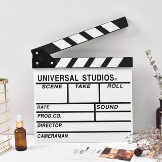 무비 슬레이트 모형 화이트 클래퍼 클랩 보드 영화 방송 인테리어 소품 디자인 아이디어 상품
