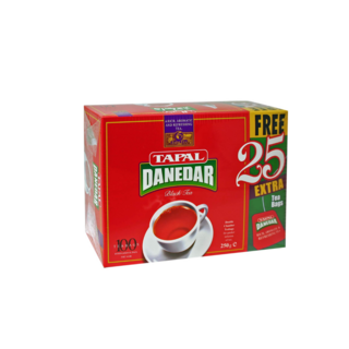 TAPAL Danedar Black Tea Teabags Pakistan 타팔 다네다르 홍차 티백 파키스탄, 1개, 125개입, 2g