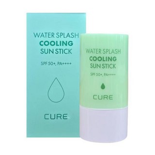 김정문알로에 큐어 워터 스플래쉬 쿨링 선스틱 SPF50+ PA++++, 23ml, 23g, 2개