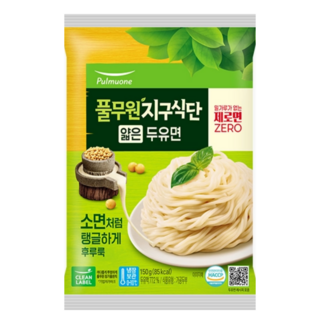 풀무원 [풀무원지구식단] 얇은 두유면, 150g, 5개
