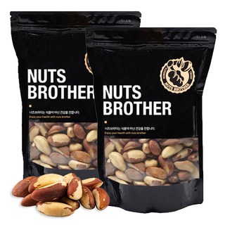 너츠브라더 25년산 햇 브라질너트1kg 2개, 1kg
