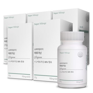 건강상회 국내산 고함량 L 아르기닌 영양제, 60정, 5개, 60정