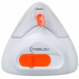 미러브 흡착식 자석 유리닦이 아파트 베란다 유리창 청소 거실 외부 바깥 창문 청소, 오렌지 30mm SNBP00059, 1개