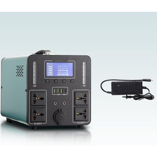 차박파워뱅크 220v 밧데리 야외용 각형 공급 발전기, 0mAh, 1개, 3000W 3kWh 가정용냉장고밥솥