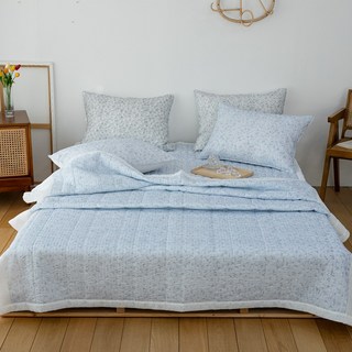 시원한 리플 시어서커 냉감 여름세트 (이불+패드+베개커버)