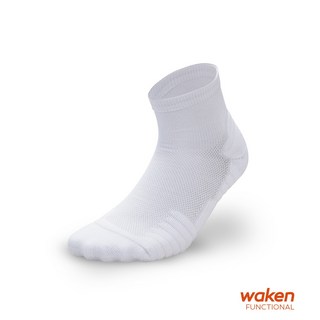 【waken】除臭加壓防護機能襪1雙組 男款運動短襪 籃球襪 手工對目繃帶足弓威肯棉襪