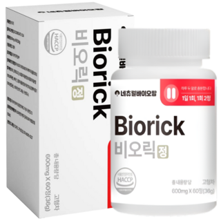 비오릭 식물성 NMN 엔엠엔 식약청인증 Haccp 600mg, 1개, 60정