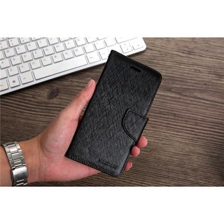 月詩質感皮套 手機殼, 黑色,三星 A54, 1個