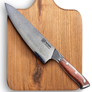 샤이프나이프 셰프210 다마스커스 73겹 칼 주방칼 식칼 식도, 1개, 상세참조