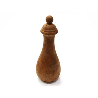 牛樟芝椴木寶瓶木瓶聚寶盆牛樟椴木聚寶瓶手把件擺件 天然香味 YM 33, 1個