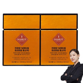 그레인온 카무트 브랜드밀 프리미엄 효소 90 30p, 90g, 2개