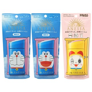시세이도 아네사 퍼펙트 UV 마일드 밀크 N 도라에몽 도라미짱 60mL (택1) 선크림 선로션 SPF50+ PA++++ (한정판매), 1개