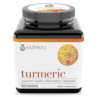 Youtheory 薑黃萃取錠, 60顆, 1罐