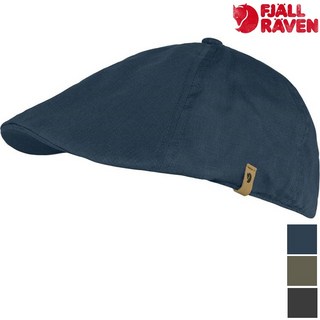 Fjallraven 北極狐 Ovik Flat Cap G1000 狩獵帽 78151，耐磨防潑水，戶外休閒時尚平頂帽, 662 深森綠,S/M