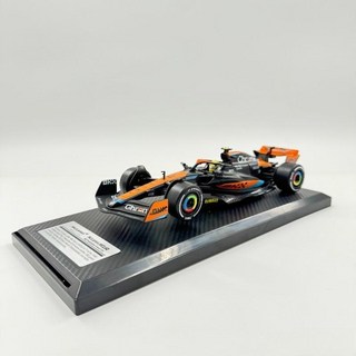 1:24 F1 멕라렌 레이싱카 다이캐스트 경주차 자동차 모형, 오렌지색 4번