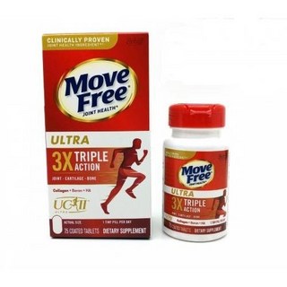 Move Free 三倍強效膠囊 葡萄糖胺軟骨素UC-II 75錠, 510個