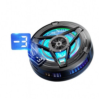 SL17數顯款 手機散熱器 智慧磁吸半導體降溫 靜音不擋手, 1個