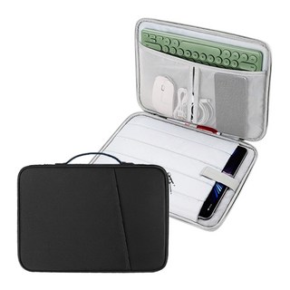 투에이비 멀티수납 아이패드 태블릿 파우치, 1개, 블랙