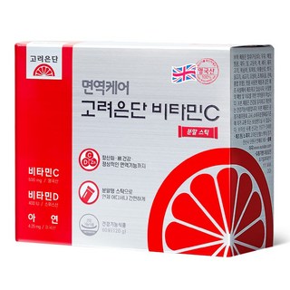 고려은단 면역케어 비타민C 분말 스틱 60p, 120g, 1개