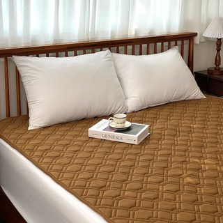 [5세대 그래핀] 전자파없는 탄소매트 워셔블 EMF 전기매트, K 킹, 브라운