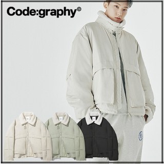 CGP x HOSHI 外套 上衣 羊羔毛 立領 Code:graphy 大衣 夾克 風衣外套 夾克外套 男女同款 韓系