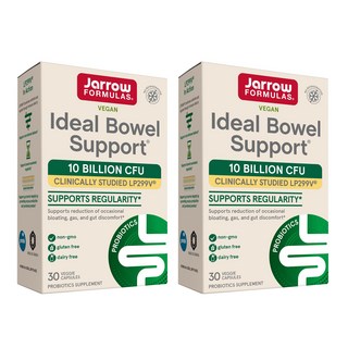 Jarrow FORMULAS 賈羅公式 Ideal Bowel Support益生菌素食膠囊, 30顆, 2盒
