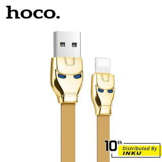Hoco U14 iPhone5 6 7 蘋果安卓 TypeC 充電傳輸線 2.4A快充, 1個, 安卓 Micro-金色【出清品】