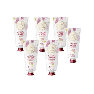 澳洲 G&M 花漾水潤鴯鶓油綿羊護手霜含維他命E-藍色山脈(70g/支 6入組), 1個