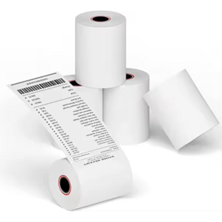 瘋狂老闆 PP 感熱紙卷 57x50x12mm 熱感紙捲 公版電子發票 發票紙 紙捲 財政部公版印刷 適用XP301A, 1個, PP66熱感應公版印刷發票紙57x50