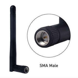 배관커플링 24G 2개 3dbi SMA 남성 커넥터 WiFi RP-SMA 여성 안테나 무선 라우터 송신기, 16PCS, SMA Male