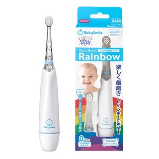 日本BabySmile 炫彩變色 S-204 兒童電動牙刷 (附軟毛刷頭 不傷乳牙), 藍色, 1個, 1個裝