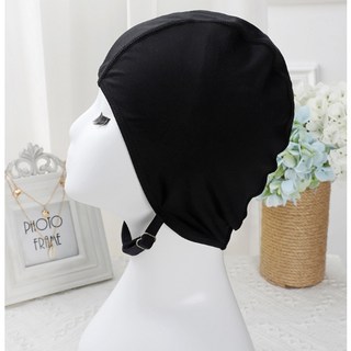 現貨可愛造型日系游泳帽，防水成人泳帽，造型防曬泳帽, (d32) 黑色【出口韓國 升級版】, 1個