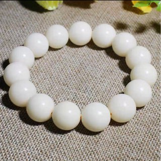 《泓潤》精選 白玉菩提手珠 14m 佛珠 白玉菩堤 白菩提子 天然菩提, 1個