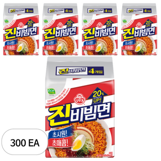 오뚜기 진비빔면, 300개