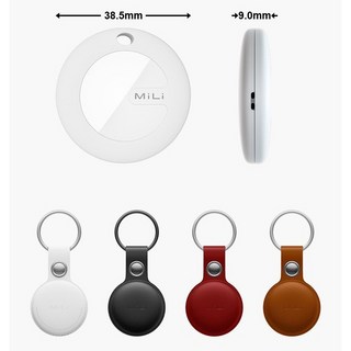 Mitag全球定位器 蘋果認證物品防丟器 台灣現貨 Iphone必備 定位追蹤 寵物/兒童/老人適用, 棕, 1個