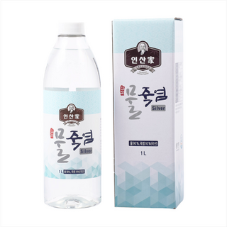 (주)인산가 정품 물죽염실버 1L 인산죽염 +3개 이상 구입시 사은품 9중9포 금흑흑삼크런치(10g) 3개, 1개