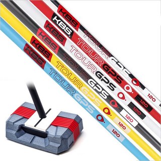 굴림채퍼터 ZET 제로토크 세미말렛 센터(이용희 양효리 프로) KBS GPS 카본 샤프트, 블루, 그린