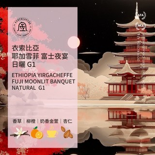 衣索比亞 耶家雪菲 富士夜宴 日曬 Xinto Coffee, 1個, 半磅