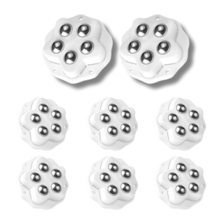 옐로구르미 접착식 바퀴 하단 부착형 360도 회전, 1개