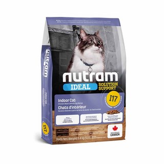 Nutram 紐頓 專業理想系列 I17 雞肉燕麥室內成貓化毛貓咪飼料, 1個, I17 (雞肉+燕麥) 室內化毛成貓,2KG
