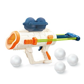 눈총 눈싸움총 스노우볼건 에스건 눈발사기, 혼합색상, 1개