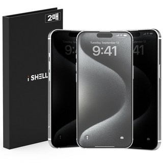 아이폰 ESD 사생활보호 강화유리사 풀커버 액정 보호 필름, 2개