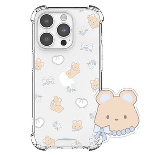 큐티 펫 갤럭시 젤하드 휴대폰 케이스 +아크릴톡