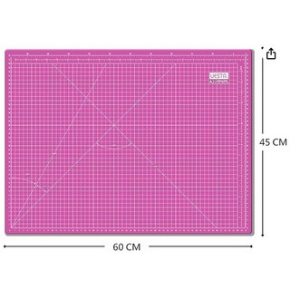 富福里 A3 切割墊 專業 30*45cm 黑色 灰色 inch 英吋 公分 厚3mm 切割板 不反光 無毒 墊板, 粉色