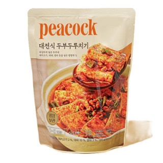 피코크 대전식 두부두루치기, 2개, 500g