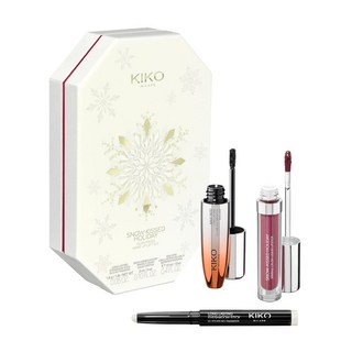 KIKO Milano Snow-Kissed Holiday Glam-Faves 메이크업 선물 세트 메이크업 선물 세트 볼류마이징 마스카라, KIKO MILANO Milano Snow-Kissed