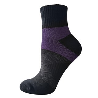 透氣吸濕運動短襪，足弓支撐，彈性襪口，耐磨無縫設計，舒適運動體驗